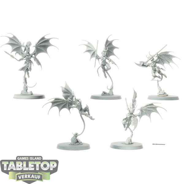 Daughters of Khaine - 5x Khinerai Lifetakers - grundiert