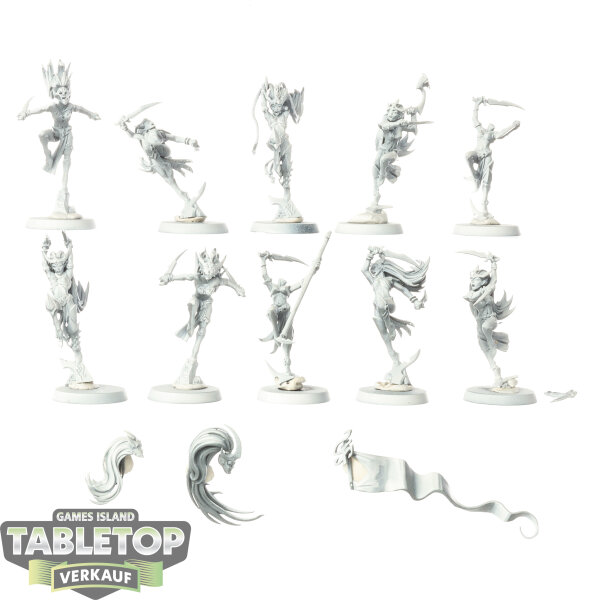 Daughters of Khaine - 10x Witch Aelves - grundiert