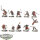 Skaven - 10x Clanrats - teilweise bemalt