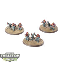 Astra Militarum - 3x Heavy Weapons Squad - teilweise bemalt