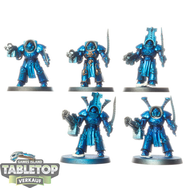 Thousand Sons - 5x Scarab Occult Terminators - teilweise bemalt