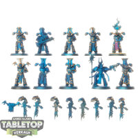 Thousand Sons - 10x Rubric Marines - teilweise bemalt