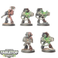 Space Marines - 5x Devastator Squad - bemalt