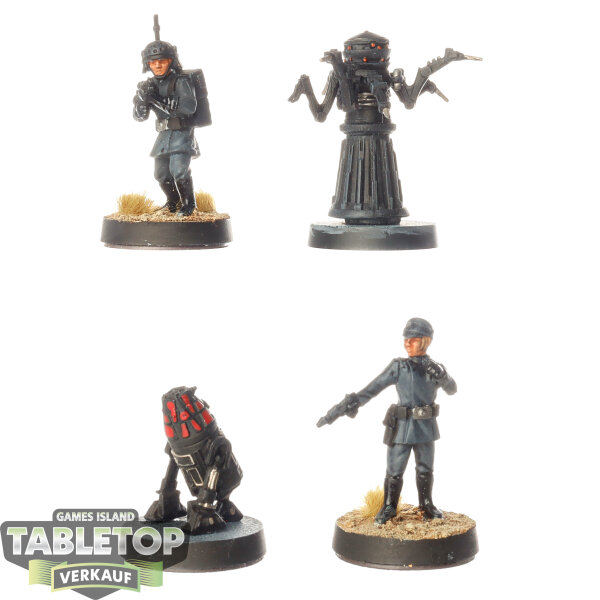 Galaktisches Imperium - 4x Imperial Specialists Personnel - bemalt