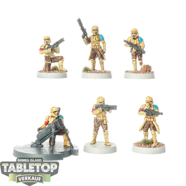 Rebellen - 6x Shoretroopers - bemalt