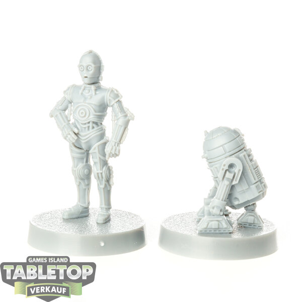 Rebellen - R2D2 & C-3PO - unbemalt