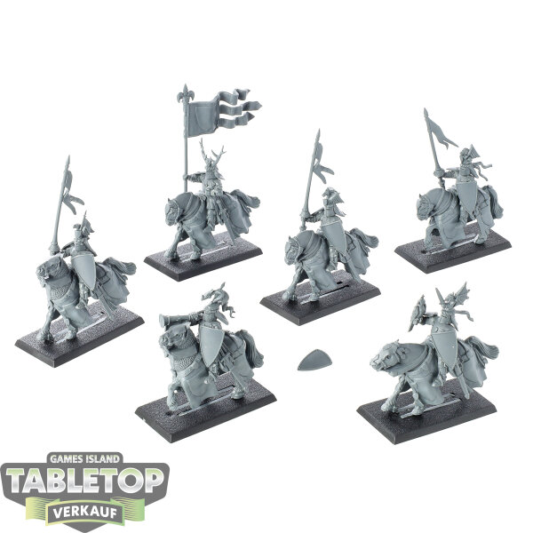 Kingdom of Bretonnia - 6x Knights of the Realm/Knights Errant - bemalt