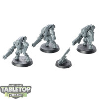 Tau Empire - 3x XV25 Stealth Battlesuits - unbemalt