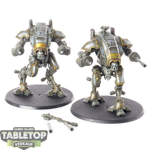 Imperial Knights - 2x Armiger Helverins - bemalt