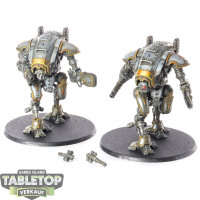 Imperial Knights - 2x Armiger Warglaives - bemalt