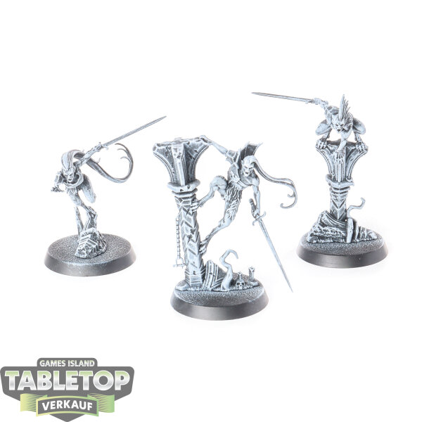 Warhammer Quest - 3x Vyrkos Blood-Born - teilweise bemalt