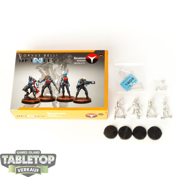 Infinity - 4 x Nomads: Securitate - im Gussrahmen