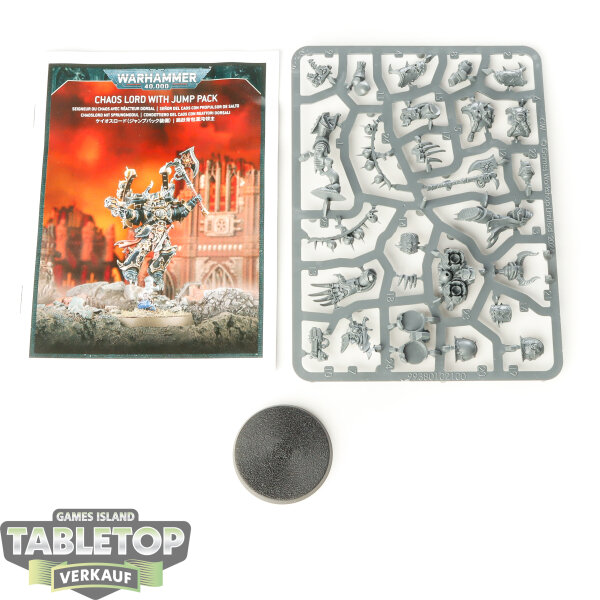 Chaos Space Marines - Chaos Lord with Jump Pack - im Gussrahmen