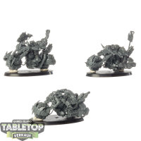 Orks - 3 x Ork Warbiker Mob - unbemalt