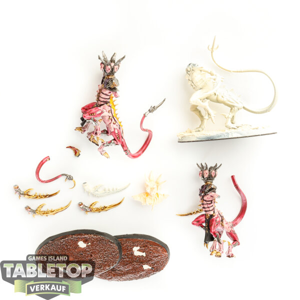 Hedonites of Slaanesh - 3 x Fiends - teilweise bemalt