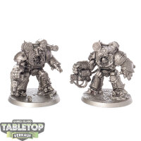 Chaos Space Marines - 2x Obliterators - grundiert
