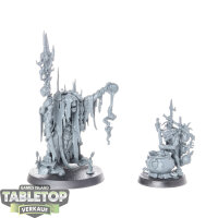 Orruk Warclans - Swampcalla Shaman with Pot-grot - unbemalt