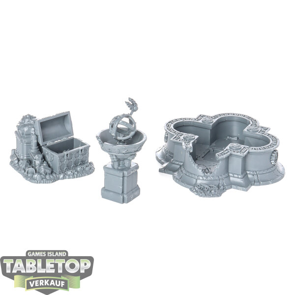 Gelände - Azyrite Fountain & Treasure Chest - unbemalt