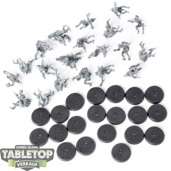 Flesh-eater Courts - 20 Crypt Ghouls - unbemalt