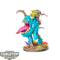 Gloomspite Gitz - Loonboss on Giant Cave Squig - bemalt