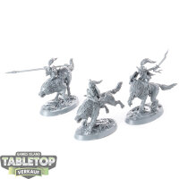 Gloomspite Gitz - 3 Rippa’s Snarlfangs - unbemalt