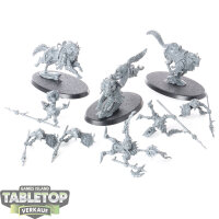 Gloomspite Gitz - 3 Snarlpack Cavalry - teilweise gebaut