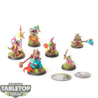 Gloomspite Gitz - 6 Grinkrak’s Looncourt - bemalt