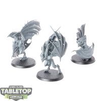 Soulblight Gravelords - 3 Vargheists - unbemalt