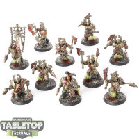 Blades of Khorne - 10 Blood Warriors - teilweise bemalt