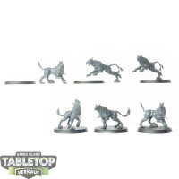 Stormcast Eternals - 6x Gryph-hounds - unbemalt