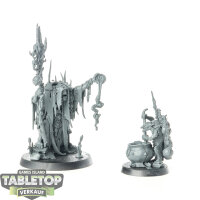 Orruk Warclans - Swampcalla Shaman with Pot-grot - unbemalt