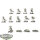 Necrons - 10x Necron Warriors - bemalt
