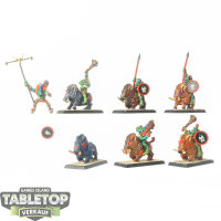Orc & Goblin Tribes - 6x Ork Boar Boyz klassisch -...