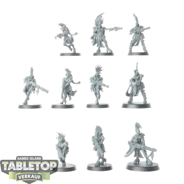 Necromunda - 10x Escher Gang - unbemalt