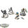 Necrons - 3x Skorpekh Destroyers - teilweise bemalt