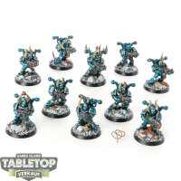 Chaos Space Marines - 10x Legionaries klassisch - bemalt
