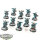Chaos Space Marines - 10x Legionaries klassisch - bemalt