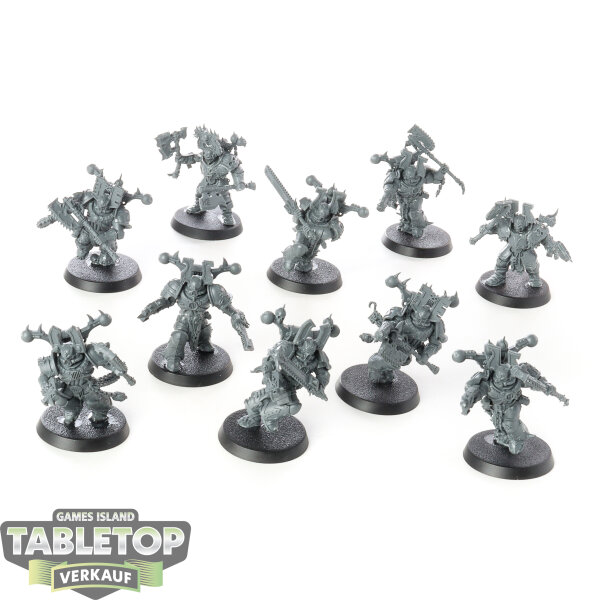 World Eaters - 10x Khorne Berzerkers - unbemalt
