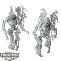 Ossiarch Bonereapers - 2 Morghast Harbingers - unbemalt