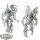 Ossiarch Bonereapers - 2 Morghast Harbingers - unbemalt