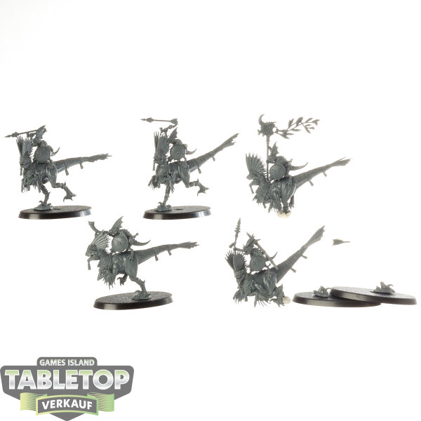 Seraphon - 5 Raptadon Hunters - unbemalt