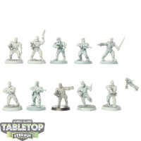 Astra Militarum - 10 Catachan Jungle Fighters - teilweise...