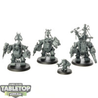 Orks - 3 Big Mek in Mega Armour - unbemalt