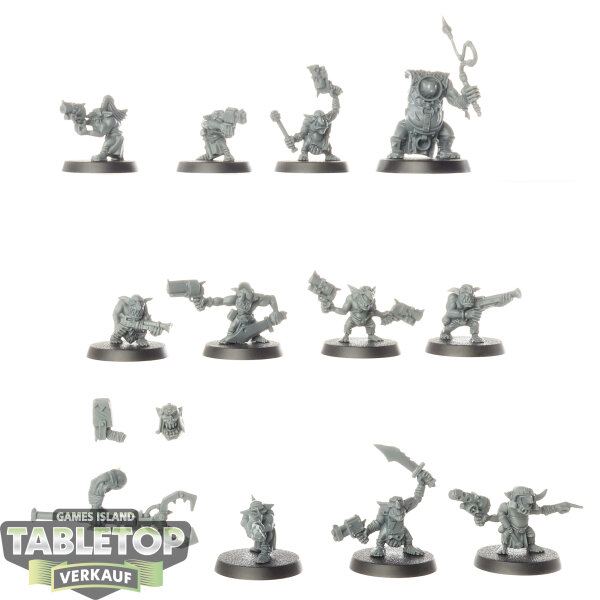 Orks - 11 Ork Gretchin - unbemalt