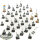 Tomb Kings of Khemri - 40 Tomb Kings Skeleton Warriors/Archers - teilweise bemalt