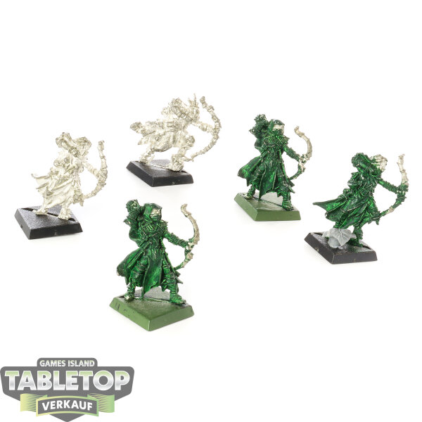 Wood Elf Realms - 5x Waywatchers - teilweise bemalt