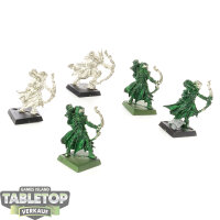 Wood Elf Realms - 5x Waywatchers - teilweise bemalt