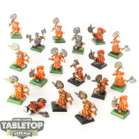 Dwarfen Mountain Holds - 18x Dwarf Slayers - bemalt