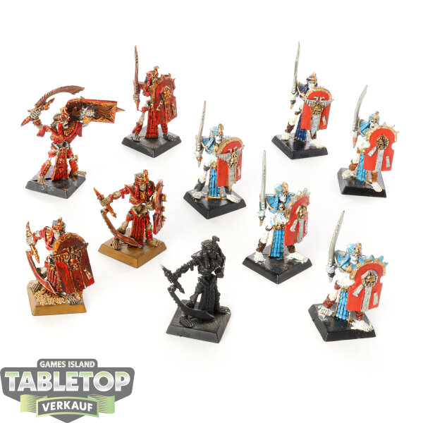 Tomb Kings of Khemri - 10x Tomb Guard klassisch - teilweise bemalt