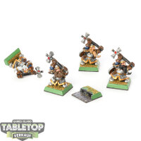 Dwarfen Mountain Holds - 4x Hammerers klassisch - bemalt